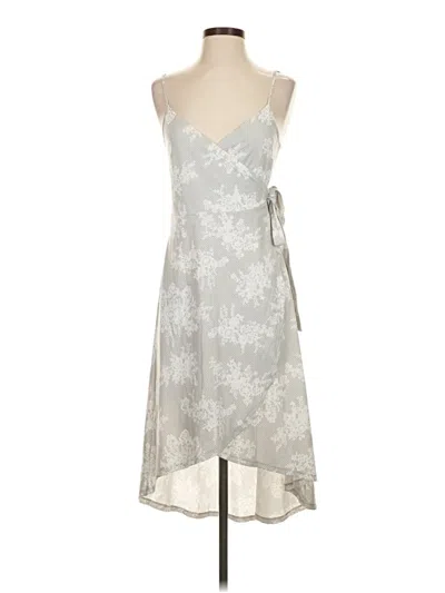 Pre-owned Mia Joy Cocktail Dress In Silver
