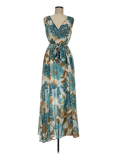 Pre-owned Mia Joy Cocktail Dress In Teal