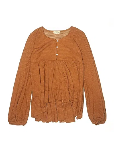 Pre-owned Mia Joy Kids' Dress In Brown