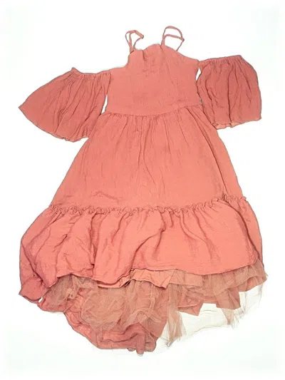 Pre-owned Mia Joy Kids' Dress In Pink
