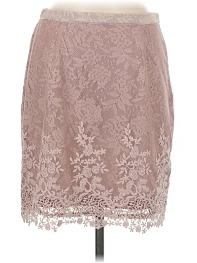 Mia Joy Formal Skirt In Brown