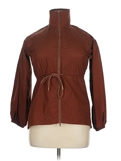 Pre-owned Mia Joy Jacket In Brown