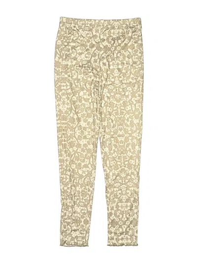 Pre-owned Mia Joy Kids' Khaki Pant In Gold