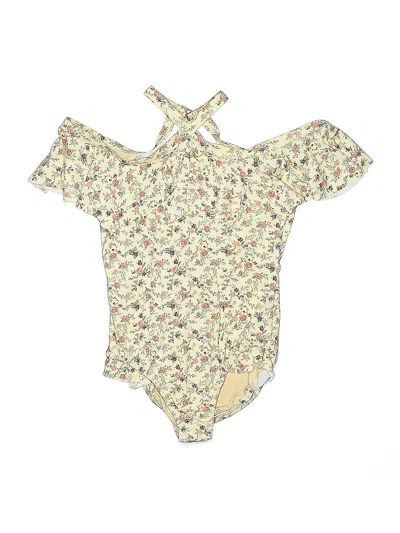 Pre-owned Mia Joy One Piece Swimsuit In White