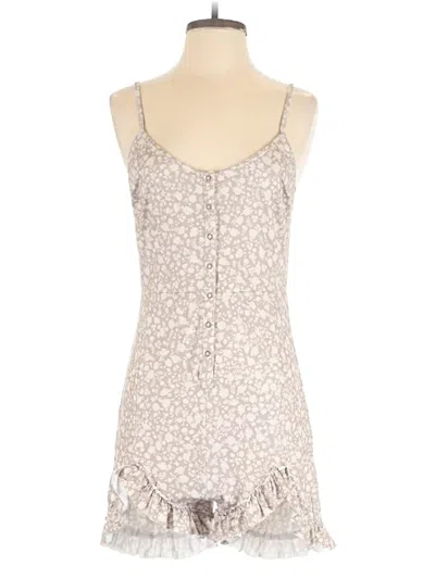 Pre-owned Mia Joy Romper In Gray