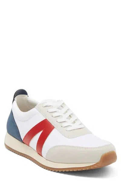 Mia Kable Sneaker In White/red/navy