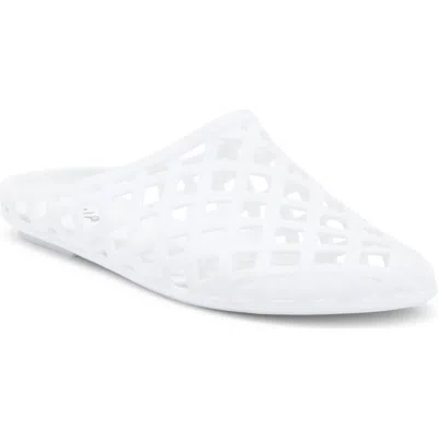Mia Kandie Jelly Mule In White