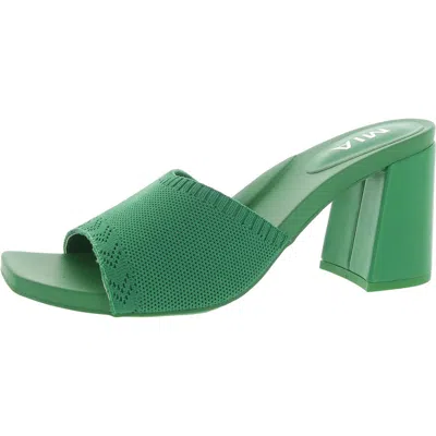 Mia Karon Womens Slip On Pumps Slide Sandals In Green
