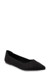 Mia Delano Womens Slip On Dressy Pointed Toe Flats In Black
