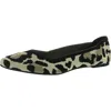 Mia Kerri Womens Pointed Toe Slip On Ballet Flats In New Leopard