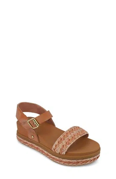 Mia Kids' Buffy Platform Sandal In Brown