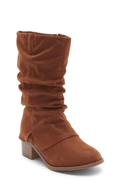 Mia Kids' Daeni Slouch Boot In Brown