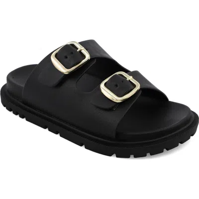 Mia Kids' Elodee Too Slide Sandal In Black