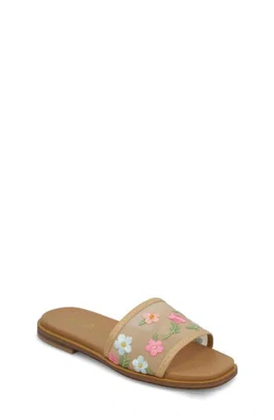 Mia Kids' Jhanna Slide Sandal In Brown