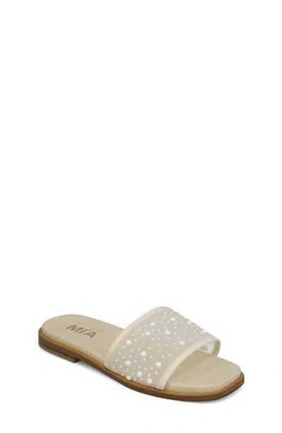 Mia Kids' Jhanna Slide Sandal In Brown