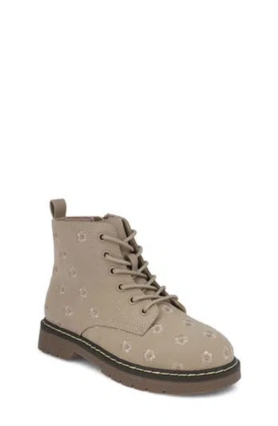 Mia Kids' Joolie-a Embroidered Faux Leather Boot In Neutral