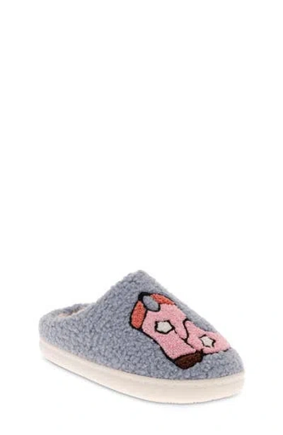 Mia Kids' Little Cozi Slipper In Blue Cowboy