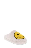 Mia Kids' Little Cozi Slipper In Yellow Happy Face