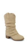 Mia Kids' Little Tawny Western Boot In Nude