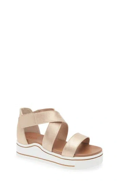 Mia Kids' Minka Flatform Sandal In Gold