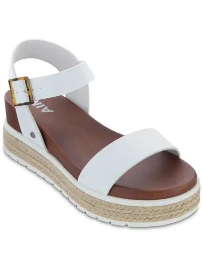 Mia Women's Kiera Platform Espadrille Sandals In White