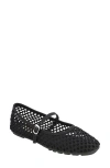 Mia Kora Mary Jane Flat In Black