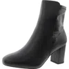 Mia Kymi Womens Faux Leather Booties In Black