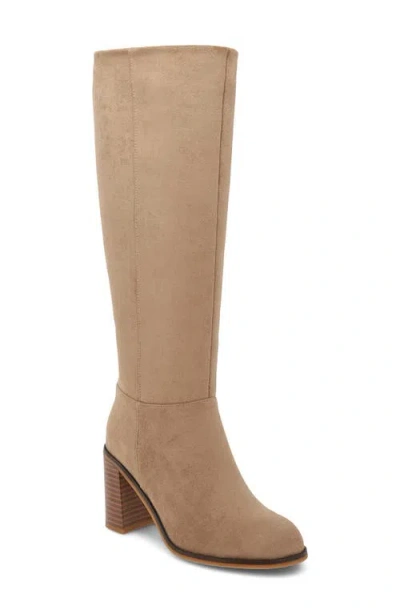 Mia Landen Knee High Boot In Brown