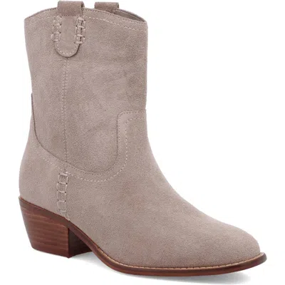 Mia Lauryn Western Bootie In Stone