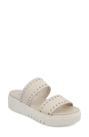 Mia Lexi Platform Slide Sandal In Seashell