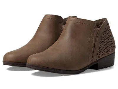 Mia Kids' Lil Gilli Boots Toddler Taupe Zipper Round Toe Ankle Bootie Jobb1934 In Brown