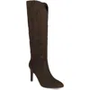 Mia Lilibette Knee High Western Boot In Brown