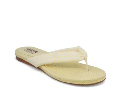 Mia Limited Edition Aleena Espadrille Sandal In Yellow