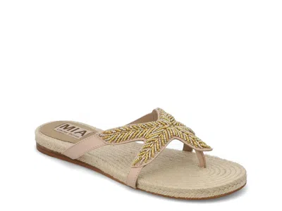 Mia Limited Edition Athina Espadrille Sandal In Light Brown