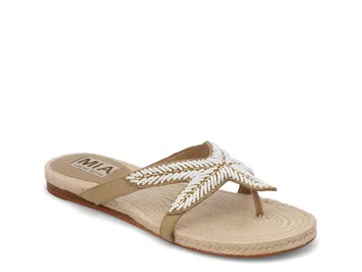 Mia Limited Edition Athina Espadrille Sandal In Taupe