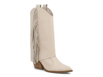 Mia Limited Edition Deston Western Boot In Bone White