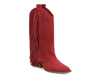 Mia Limited Edition Deston Western Boot In Red