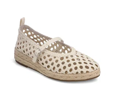 Mia Limited Edition Ela Espadrille Mary Jane Flat In Off White