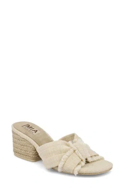 Mia Limited Edition Isandra Block Heel Sandal In Brown