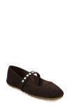 Mia Limited Edition Karolin Mary Jane Flat In Green