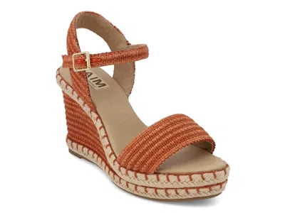 Mia Limited Edition Milanzzo Wedge Sandal In Orange