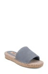 Mia Limited Edition Noveli Espadrille Platform Slide Sandal In Denim