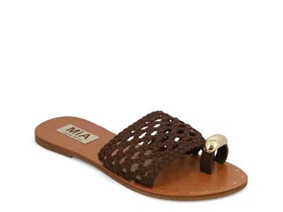Mia Limited Edition Tiva Sandal In Dark Brown
