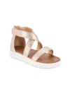 Mia Little Girl's & Girl's Lil Minka Metallic Sandals