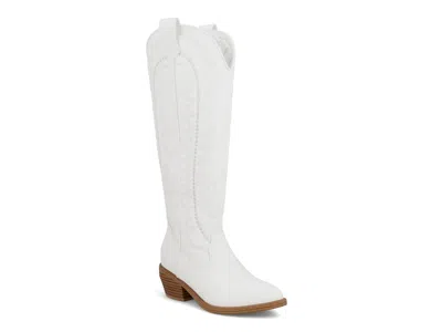 Mia Locklyn Western Boot In White