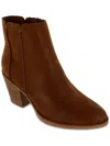 Mia Lolo Womens Faux Leather Heels Ankle Boots In Multi