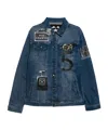 Mia Long Sleeve Denim Jacket In Blue