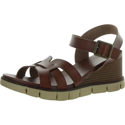 Mia Lorna Womens Round Toe Casual Ankle Strap In Green