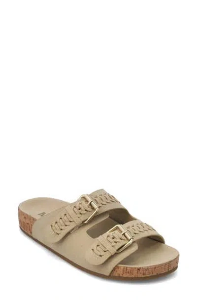 Mia Madelynn Slide Sandal In Sand Porto