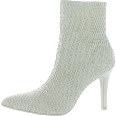 Mia Maegan Womens Stiletto Pointed Toe Ankle Boots In Multi